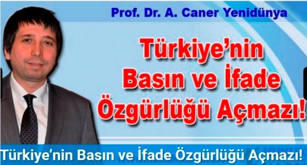 Prof. Dr. Ahmet Caner Yenidünya'nın yazısı