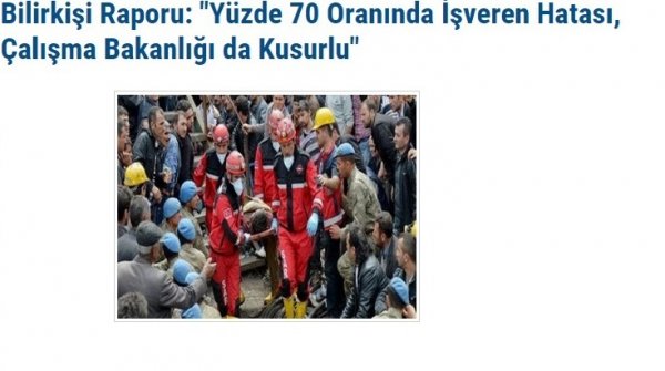 Manisa'nın Soma ilçesinde 301 işçinin öldüğü maden