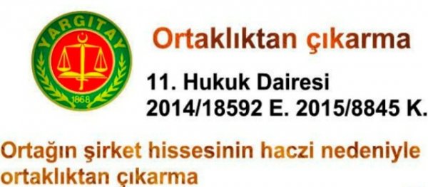 11. Hukuk Dairesi         2014/18592 E.  ,  2015/8845 K. 