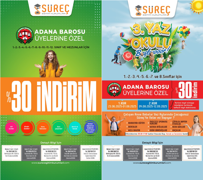 Süreç Eğitim Kurumları Kampanya